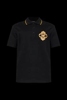 Versace | Versace Medusa Head Embroidered Short-Sleeved Polo Shirt