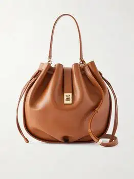 Salvatore Ferragamo | Hug Leather Shoulder Bag - Brick