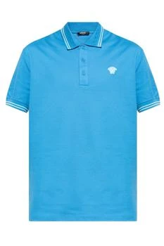 Versace | Versace Medusa-Embroidered Short-Sleeved Polo Shirt