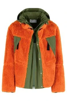 Sacai | Sacai Faux Shearling Zipped Down Jacket