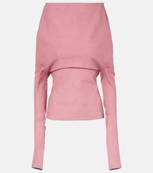 Rick Owens | Draped cotton-blend top