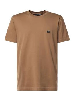 Dolce & Gabbana | Dolce & Gabbana Logo Tag Crewneck T-Shirt