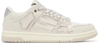 AMIRI | Off-White Glitter Skel Top Low Sneakers
