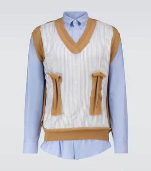 MAISON MARGIELA | Spliced shirt and vest