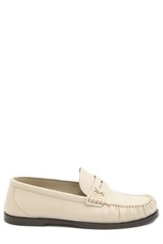 Yves Saint Laurent | Saint Laurent Laurent Logo Plaque Slip-On Loafers