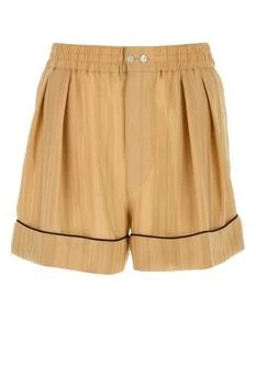 Yves Saint Laurent | Saint Laurent Pleated Pajama Shorts