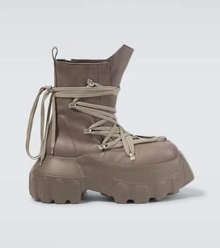 Rick Owens | Megalaced Mega Tractor leather combat boots