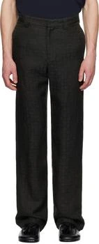 Givenchy | Gray Monogram 72 Chino Matching Evening Trousers