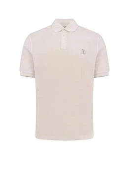 Brunello Cucinelli | Brunello Cucinelli Logo Detailed Short-Sleeved Polo Shirt