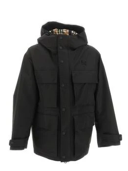 Burberry | Burberry Patch-Pocket Hooded Parka Coat