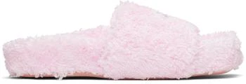 MM6 | Pink Spugna Vichy Sandals