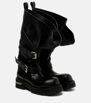 Balenciaga | Venom leather combat boots