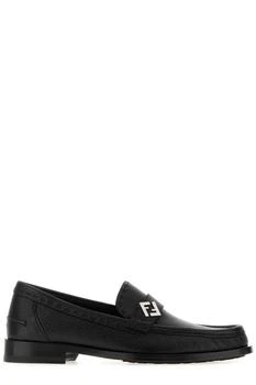 Fendi | Fendi FF Plaque Slip-On Loafers