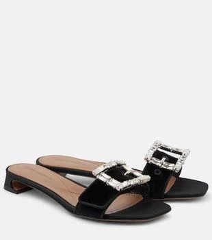 Dolce
Gabbana | Embellished velvet slides