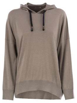 Brunello Cucinelli | Brunello Cucinelli Long-Sleeved Drawstring Hoodie