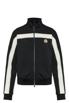 Moncler | Moncler Contrast Stripe Zip Sweatshirt