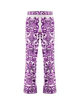 Dolce & Gabbana | Dolce & Gabbana Majolica Printed Trousers
