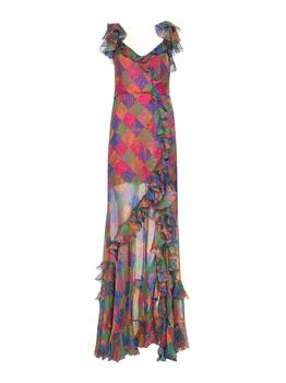 ETRO | ETRO | Geometric Paisley-pattern silk chiffon maxi dress | Women | 42