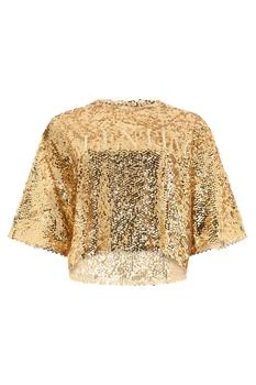 Valentino | Valentino Sequin Embellished Crewneck T-Shirt