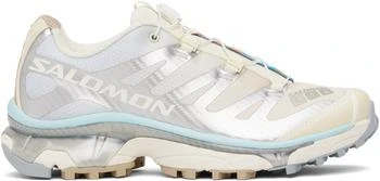 Silver & Beige XT-4 OG Sneakers