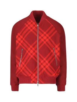Burberry | Burberry Check Printed Reversible Bomber Jacket