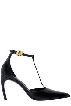 Salvatore Ferragamo | Ferragamo T-Strap Pointed-Toe Pumps