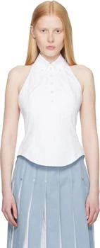 Thom Browne | White Halter Top