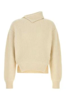 Jil Sander | Jil Sander Asymmetric Neck Ribbed Jumper