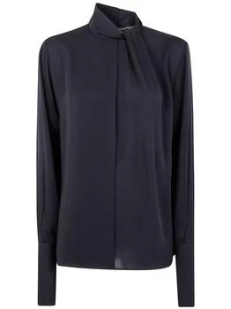 Tom Ford | Tom Ford Long Sleeved Satin Blouse