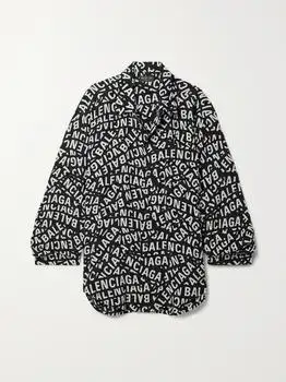 Balenciaga | Printed Crepe Shirt