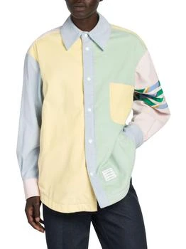 Thom Browne | Collared Corduroy Shirt Jacket