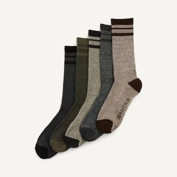 Mens Athletic Crew Socks, 5-Pack