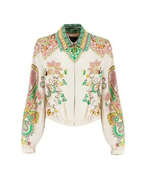 ETRO | Etro - Women
s Print Cropped Bomber Jacket