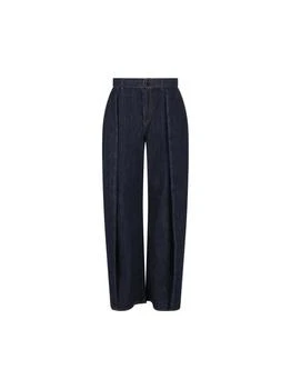 Loewe | Loewe Logo Patch Wide Leg Jeans