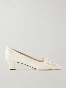 Valentino | Bowow 45 Bow-embellished Leather Pumps - Ivory - IT37.5