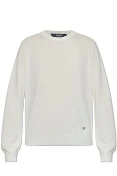 Versace | Versace Logo-Plaque Crewneck Jumper