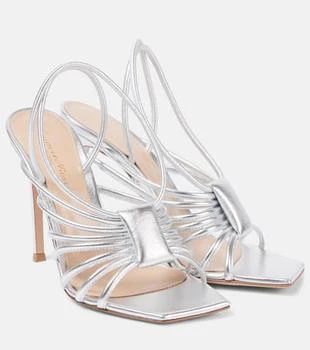 Gianvito Rossi | Hellen 105 metallic leather sandals