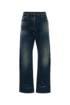 Prada | Prada Logo-Patch Distressed Jeans