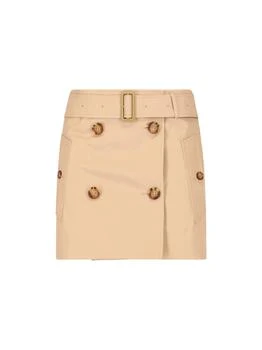 Burberry | Burberry Belted-Waist Mini Skirt