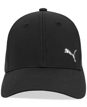 Men's Alloy Solid Color Cat Logo Stretch Fit Cap