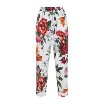 Dolce & Gabbana | Dolce & Gabbana Floral Printed Cropped Leg Pants