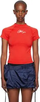 Red Deconstructed T-shirt