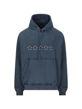 Balenciaga | Balenciaga Star Printed Drawstring Hoodie