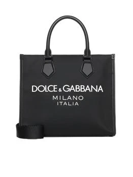 Dolce & Gabbana | Dolce & Gabbana Logo Printed Top Handle Tote Bag
