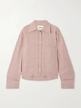 Jil Sander | Checked Cotton And Wool-blend Shirt