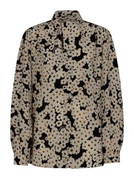 Valentino | Valentino All-Over Floral Printed Long-Sleeved Top