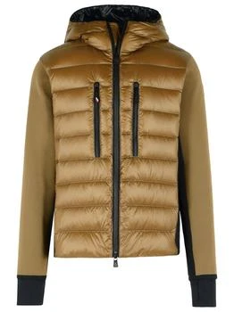 Moncler | Moncler Grenoble Quilted Panel Hooded Jacket