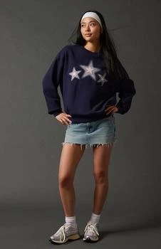 Triple Star Crew Neck Sweatshirt