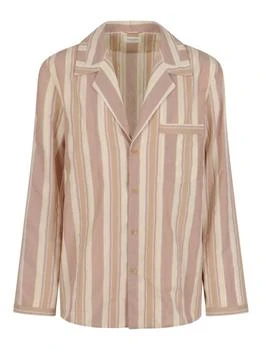 Yves Saint Laurent | Saint Laurent Striped Button-Up Pajama Top