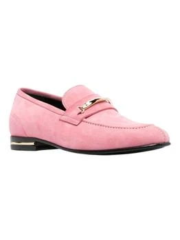 Genos 6304148 Men's Pink Samantha Suede Leather Loafers